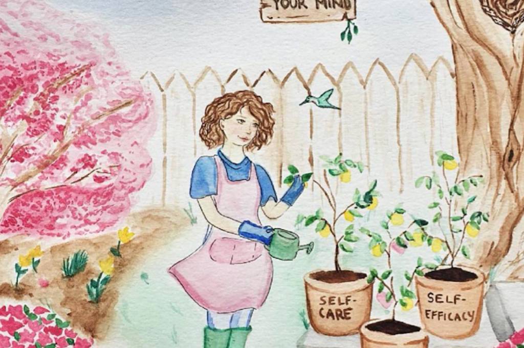 The winner poster from Mia Thiagarajan. Courtesy city of Mercer Island