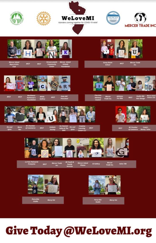 A thank you collage poster was recently released by campaign organizers. Graphic courtesy Erin Krawiec