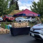 PPE was handed out at the Mercer Island Community and Event Centers parking lot from 10 a.m.-1 p.m. Tuesday, July 7. Photo courtesy Mercer Island Chamber of Commerce