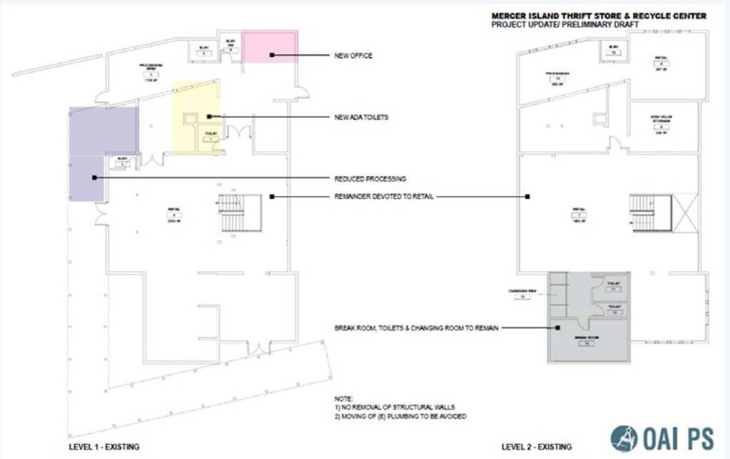 Mercer Island Thrift Shop, recycling center renovations to take longer