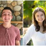 Mercer Island High Schools Paul Noone and Morgan Dawson are the district student board representatives this year. Courtesy photos