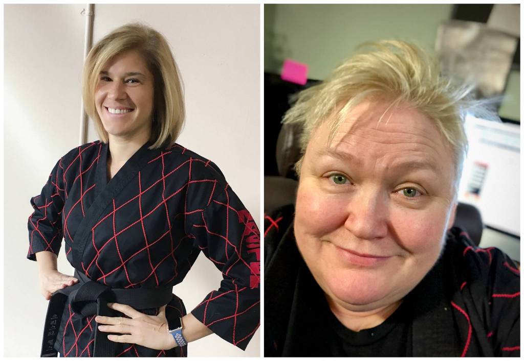 Co-owners and master instructors Krista Wells, left, and MeLisa Strongheart. Courtesy photos