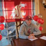 Mercer Island High School senior pitcher/first baseman Jack DeDonato signed a letter of intent on Nov. 11 to play baseball for Washington State University. The 6-foot-3 lefty wrote on his Twitter page: Couldnt be more proud to be a Coug! Thanks to all the coaches who helped me along the way. Photo from Jack DeDonatos Twitter page