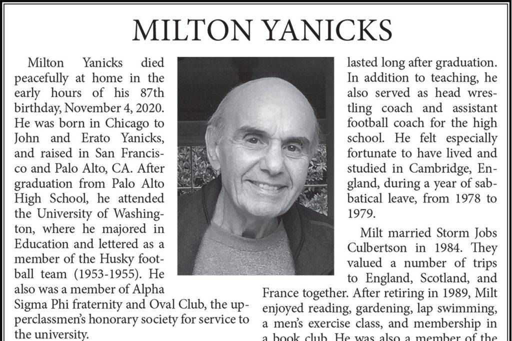 MILTON YANICKS