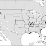 Contributed by the Society for Conservation Biology 
A map showing the locations where plants have gone extinct in the U.S. and Canada since European settlers arrived.