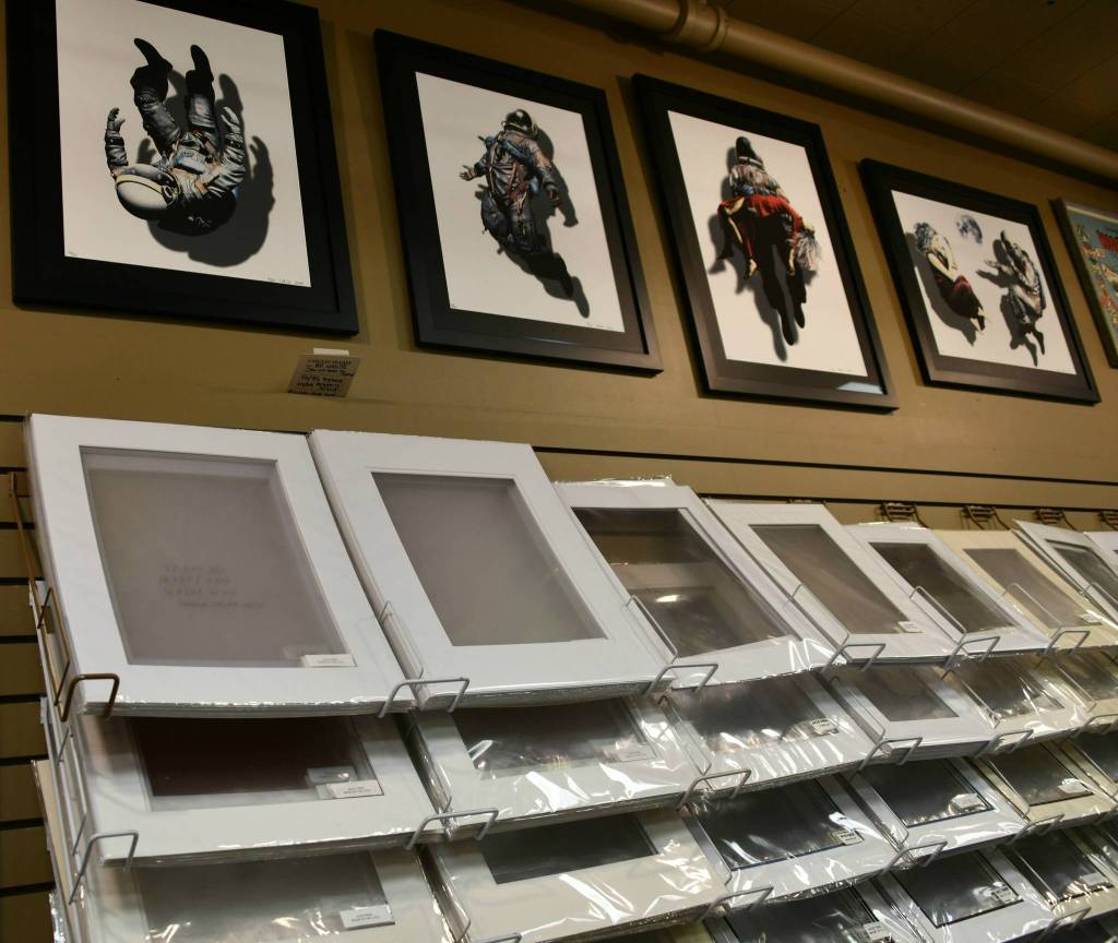 Cascade Frames offers a vast selection of items at its Mercer Island shop. Andy Nystrom/ Reporter