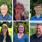 (Top row, left to right) Patrick Yamashita, Angie Moreau and Ross Freeman. (Bottom row, left to right) Sarah Bluvas, Tambi Cork and Ryan Daly.