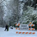 Residents get in some sledding action on Saturday. Photo courtesy of Greg Asimakoupoulos