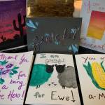 A selection of gratitude cards for the Swedish Medical Centers Issaquah campus healthcare workers. Courtesy photo