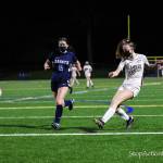 Mercer Islands girls soccer squad kicked off its high-school varsity season with a 3-2 victory over Interlake on March 9. Right, junior Audrey Kris kicks the ball up field. Islander sophomore Katie Pedersen scored two goals and senior Makena French netted the game-winner. In the Islanders 5-3 victory over Newport on March 11, Kris and Pedersen scored two goals apiece and junior Abbie Orndorff tallied one. Photo courtesy of Don Borin/ StopActionPhotography