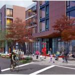 A graphic of the proposed Xing-hua Mixed-Use Development project. Courtesy of the city of Mercer Island