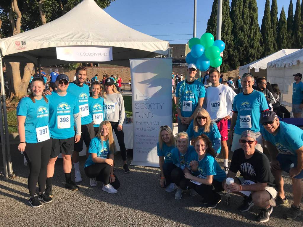 The Scooty Fund group gathers at a funding function. Photo courtesy of Kasey Taylor