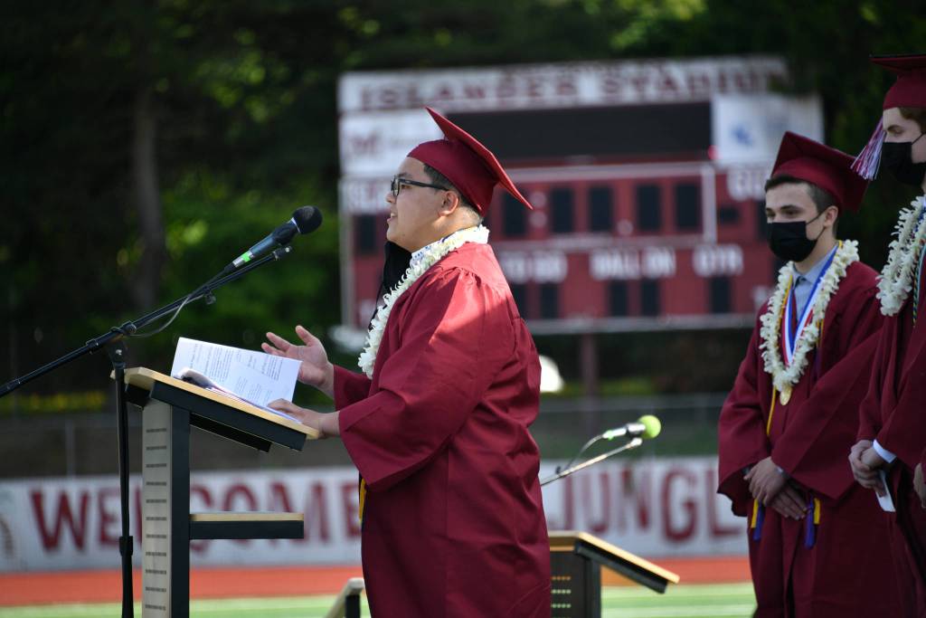Wesley Ho was one of eight valedictorians. Andy Nystrom/ staff photo