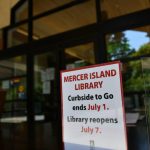 The Mercer Island Library, 4400 88th Ave. SE, will reopen from 1-8 p.m. on July 7. Andy Nystrom/ staff photo