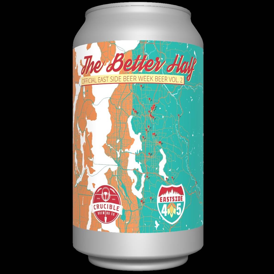 The Better Half hazy pale is a collaboration of Crucible Brewing - Woodinville Forge, Imperial Yeast and Skagit Valley Malting. Photo courtesy of Eastside Beer Weeks Facebook page