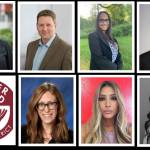 Top left to right: Deborah Lurie, Brian Giannini Upton, Joanna Sheppard and Dan Glowitz. Bottom left to right: Lacey Aaker, Elle Nguyen and Janelle Lucero. All courtesy photos