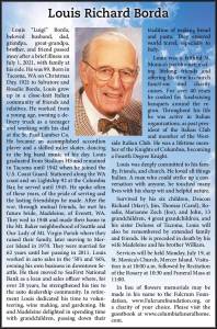 Louis Richard Borda | Obituary