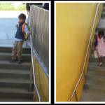 Northwood Elementary School students descend the stairs en route to their classes. Andy Nystrom/ staff photos