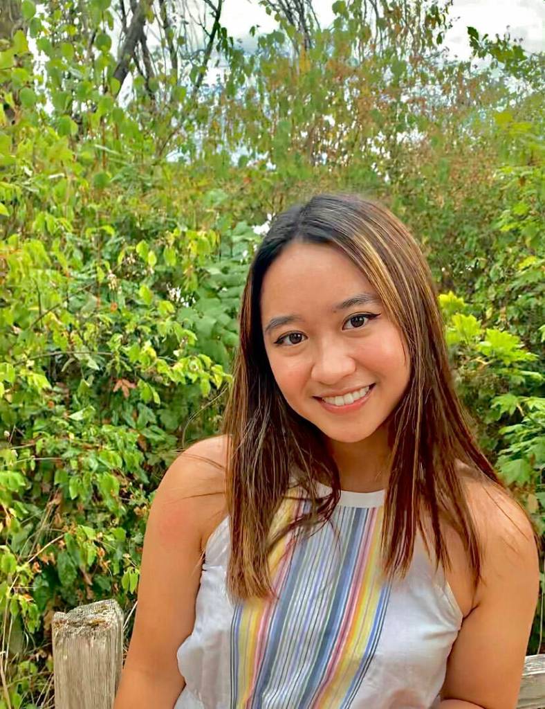 Mercer Island High School junior Sophia Rosales volunteers with TeleHealth Access for Seniors. Courtesy photo