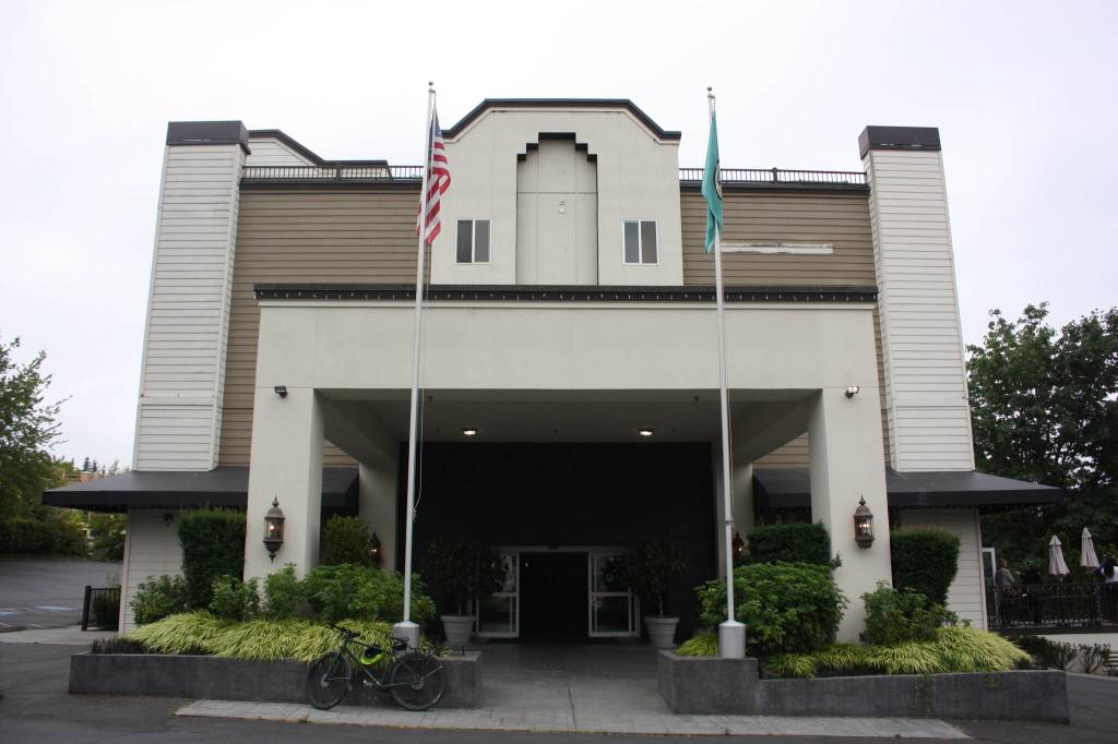 Front of Silver Cloud Inn purchased in Redmond to serve as permanent supportive housing under the countys Health Through Housing initiative (photo by Cameron Sheppard)
