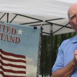 David Beamer speaks about his son, Todd, who was one of the passengers who died on United Airlines Flight 93 outside of Shanksville, Pennsylvania, on 9/11. A program to mark the 20th anniversary of 9/11 took place on Sept. 9 at Mercer Island Covenant Living at the Shores. Andy Nystrom/ staff photo