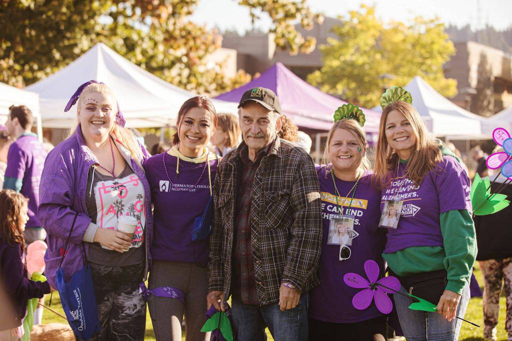 Participants in fundraiser previous event (courtesy of Alzheimers Association Washington State Chapter)