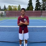 Mercer Island High Schools Ajay Manhas plays No. 2 singles and is one of the squads three captains. Courtesy photo