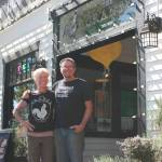 Co-owners Sarah Cassidy and Luke Woodward stand in front of The Grange (photo by Cameron Sheppard)