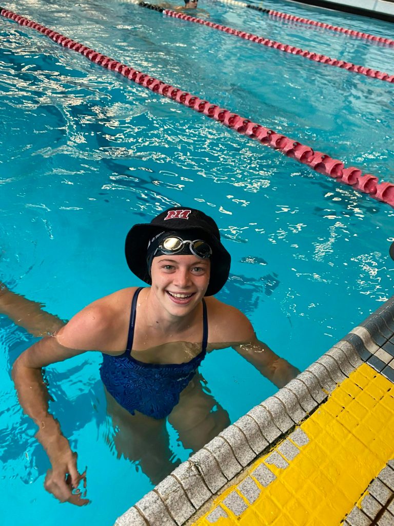 Mercer Island High Schools Piper Enge has qualified for state in all eight individual events and three relays. Courtesy photo
