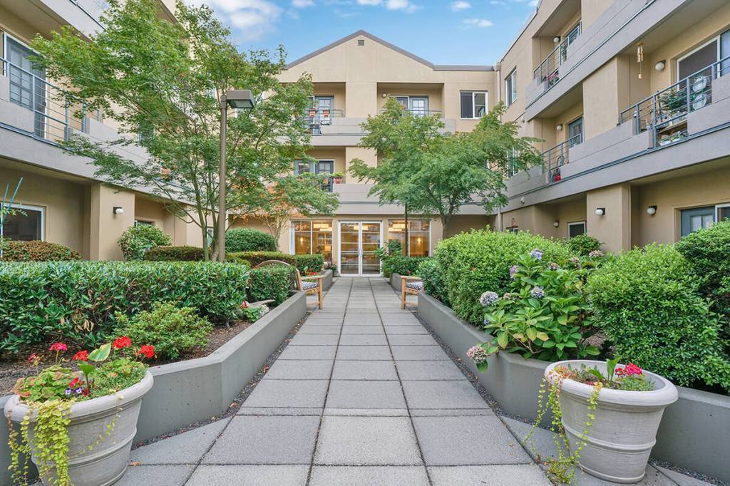 Island House is a tight-knit community of 79 studio, one-bedroom and two-bedroom apartments in the heart of Mercer Island town center. About half of the seniors live independently, and half take advantage of assisted living services.