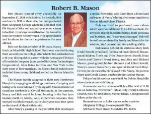Robert B. Mason | Obituary