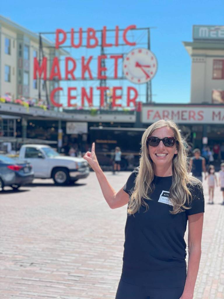 Stephanie King is thrilled to open Kitchen & Market at Pike Place Market. Photo courtesy of Kitchen & Market