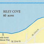 A Mercer Island cove could soon be named after World War II veteran Huston Hu Riley. Rendering courtesy of the state Committee on Geographic Names