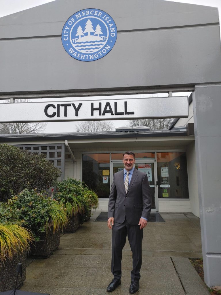 New Mercer Island Mayor Salim Nice. Andy Nystrom/ staff photo