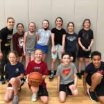 Fifth-graders: Front row, from left to right: Kiki Punke, Carolyn Miller, Elsa Lee and Mattie Onyango. Back row, from left to right: Coach Erin McCaslin, Nikki Nguyen, Quinn OMalley, Sarah Hoole, Stella Lanz, Madison Conca and Nova Hagen. Not pictured: Macy Feimster and Blair Evans. Courtesy photo