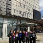 Mercer Island High School DECA officers and advisers from left to right: Julia Brondello, Kayla Friedman, Hannah Hobson, Jen McLellan, Shannon Tapp, Sai Pipavath, Julia Wilson and Alex Weil. Courtesy photo