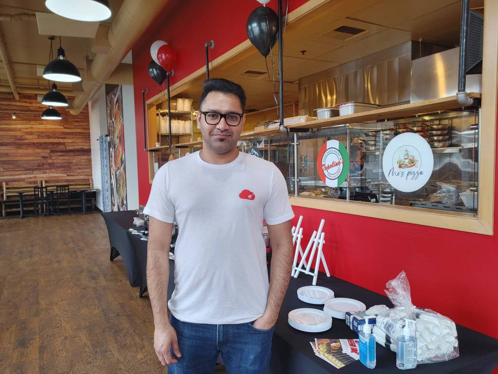 FaveKitchens founder/CEO Praveen Akula held a grand opening for his Mercer Island restaurant on March 11. Andy Nystrom/ staff photo