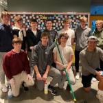National League of Young Men on Mercer Island members recently volunteered at Marys Place in Seattle by cleaning and assembling toiletry care packages. They are, back row, left to right: Cody Fosseen, Matthew Loeser, Graham Givan, Alexander Singh, Jack Sieckhaus, Woody Brown and Douglas Stovall. Front row, left to right: Zachary Geisner, Joe McCormack, Oliver Bellin and Logan Hsu. Photo courtesy of Sharon Singh