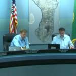 When the Mercer Island City Councils March 15 meeting began, four members were sitting at the dais in the council chambers for the first time in two years due to the pandemic. In the hybrid meeting, pictured from left to right are Jake Jacobson, Deputy Mayor David Rosenbaum, Mayor Salim Nice and Ted Weinberg. Other councilmembers Wendy Weiker, Lisa Anderl and Craig Reynolds joined remotely along with staff members and consultants. Some residents addressed council during the appearances segment in person and remotely with their testimonies. The next council hybrid meeting will occur at 5 p.m. on April 5. We will continue to use the hybrid technology for the foreseeable future, said City Manager Jessi Bon during her March 15 report. Zoom screen shot
