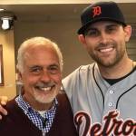 After playing seven seasons with the Detroit Tigers, Mercer Island native Matt Boyd signed a one-year, $5.2 million contract on March 20 to pitch for the San Francisco Giants, according to mlb.com. Here the southpaw visits with Greg Asimakoupoulos, his former pastor at Evergreen Covenant Church on the Island. Boyd, a distant relative of Hall of Famer Bob Feller, previously played with the Toronto Blue Jays. The 31-year-old underwent flexor-tendon surgery in his left forearm last September and aims to return to the mound in June, the report noted. Photo courtesy of Greg Asimakoupoulos
