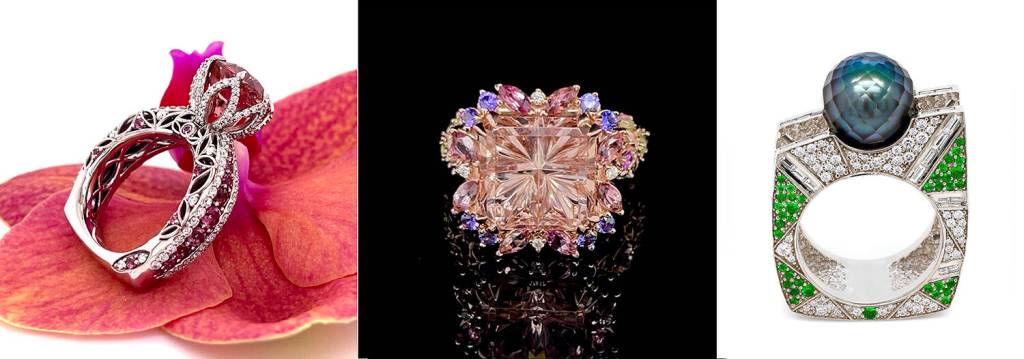 Robin Callahan Designs works with gems from around the world. Her pieces sell as soon as she posts them online, and are often commissions.