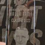 Pictured is Tommy Brashers Arkansas Sports Hall of Fame trophy. Andy Nystrom/ staff photo