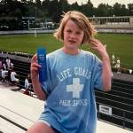 Melissa Coochise participated in the All Island Track Meet when she was in fourth and fifth grades in 1986-87. This year, her son, fourth-grader Cash, will be representing Northwood Elementary School at the event. Courtesy photo