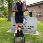 Mercer Island High School junior baseball player and golfer Evan Otte has been named an athlete of the week by the Washington Interscholastic Activities Association. Otte was an integral member of both teams during their runs to 3A state championship titles. In baseball, his pitching led the team to two state wins, including the championship victory. Courtesy of the Mercer Island School District
