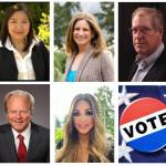 Clockwise from top left, My-Linh T. Thai, Tana Senn, Mike Nykreim, Elle Nguyen and Al Rosenthal. Courtesy of King County Elections
