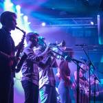 Lindstrom and The Limit in action, from left to right, Evan Lorbecki, Tyler Stevens, Quinn Christopherson, Nikki Pope, Aaron Lindstrom and Dave Thurston. Courtesy photo