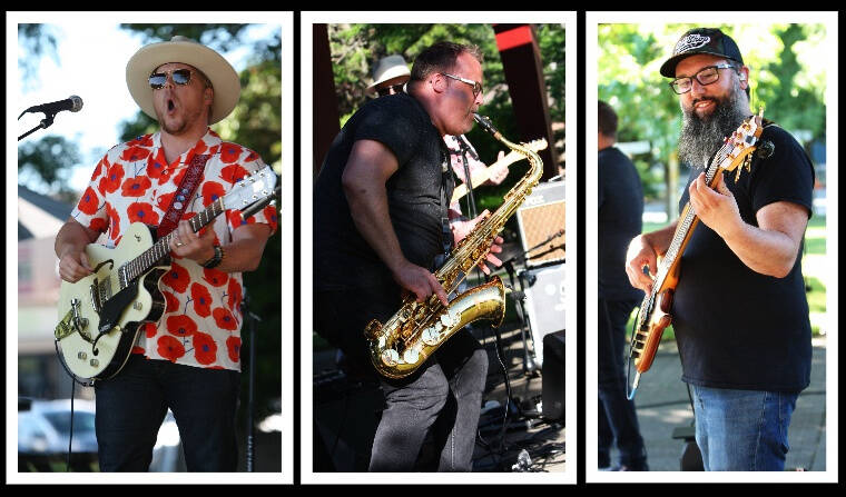West Coast Feed rocked the crowd at Mercerdale Park on July 14. Andy Nystrom/ staff photos