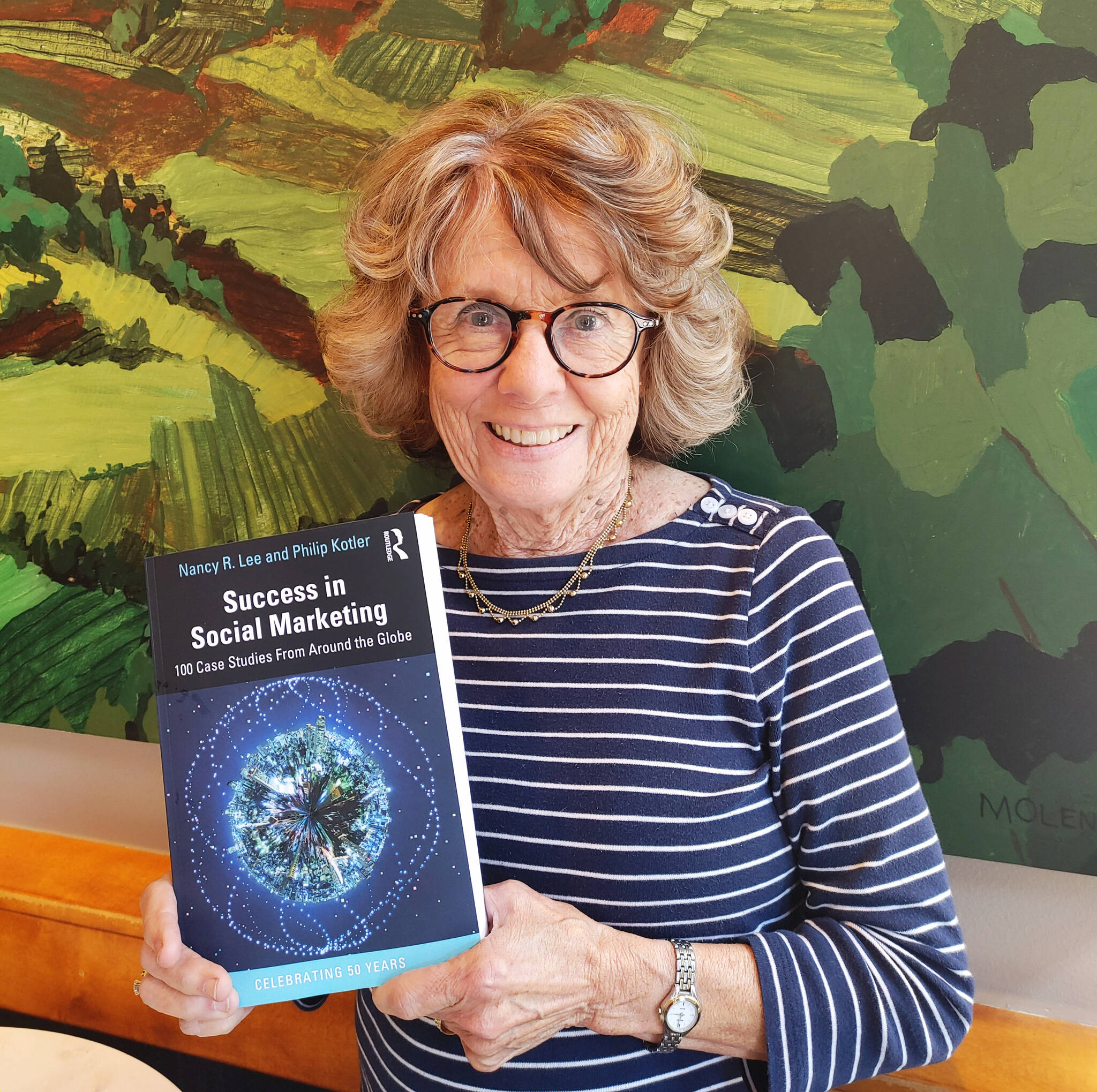 Mercer Islander Nancy Lee has co-authored 13 social marketing books with Philip Kotler. Andy Nystrom/ staff photo