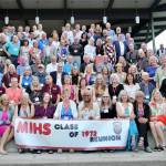 Members of the Mercer Island High School Class of 1972 gather for their 50th year reunion last month. Courtesy photo