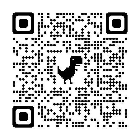 QR code for donations.